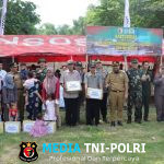 Upacara Pembukaan TMMD Ke-124 TA 2025 di Lengkong, Kapolres Nganjuk Siap Berikan Dukungan