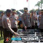 Kapolres Lampung Tengah Laksanakan Pengecekan Randis dan Senpi, Pastikan Kesiapsiagaan Personel