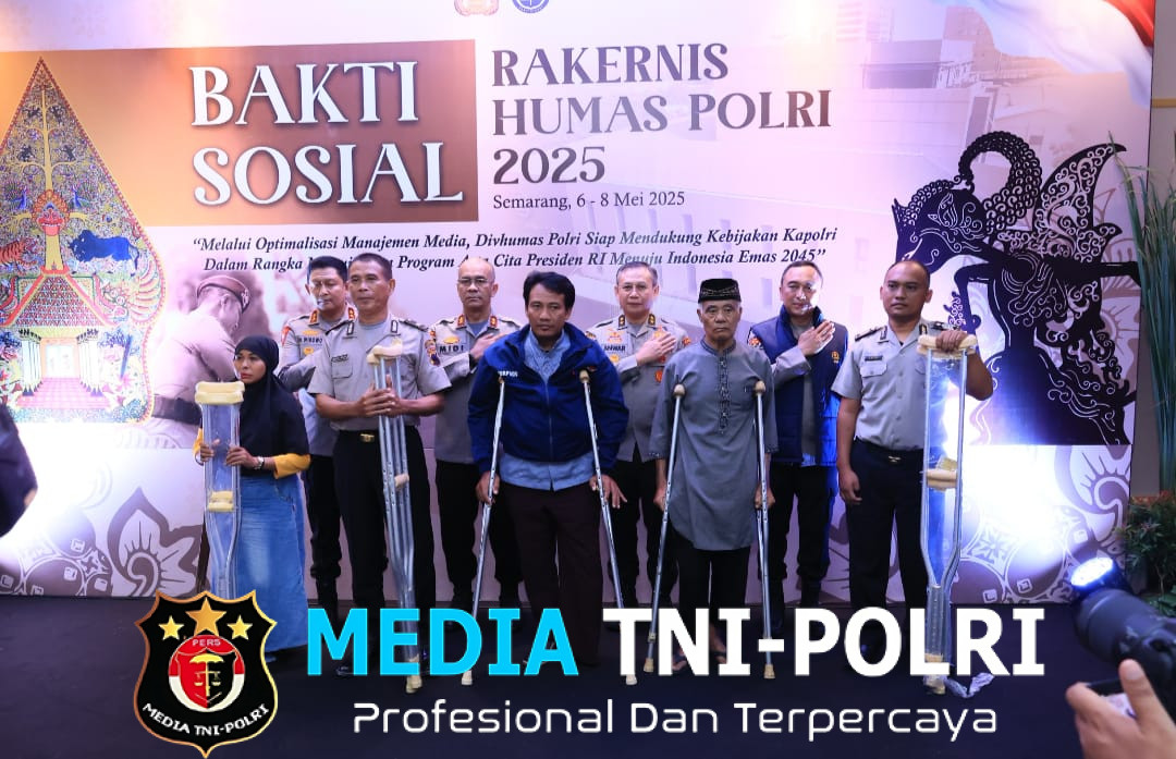Rakernis Humas Polri 2025 Dibuka dengan Bakti Sosial dan Bakti Kesehatan di Akpol Semarang