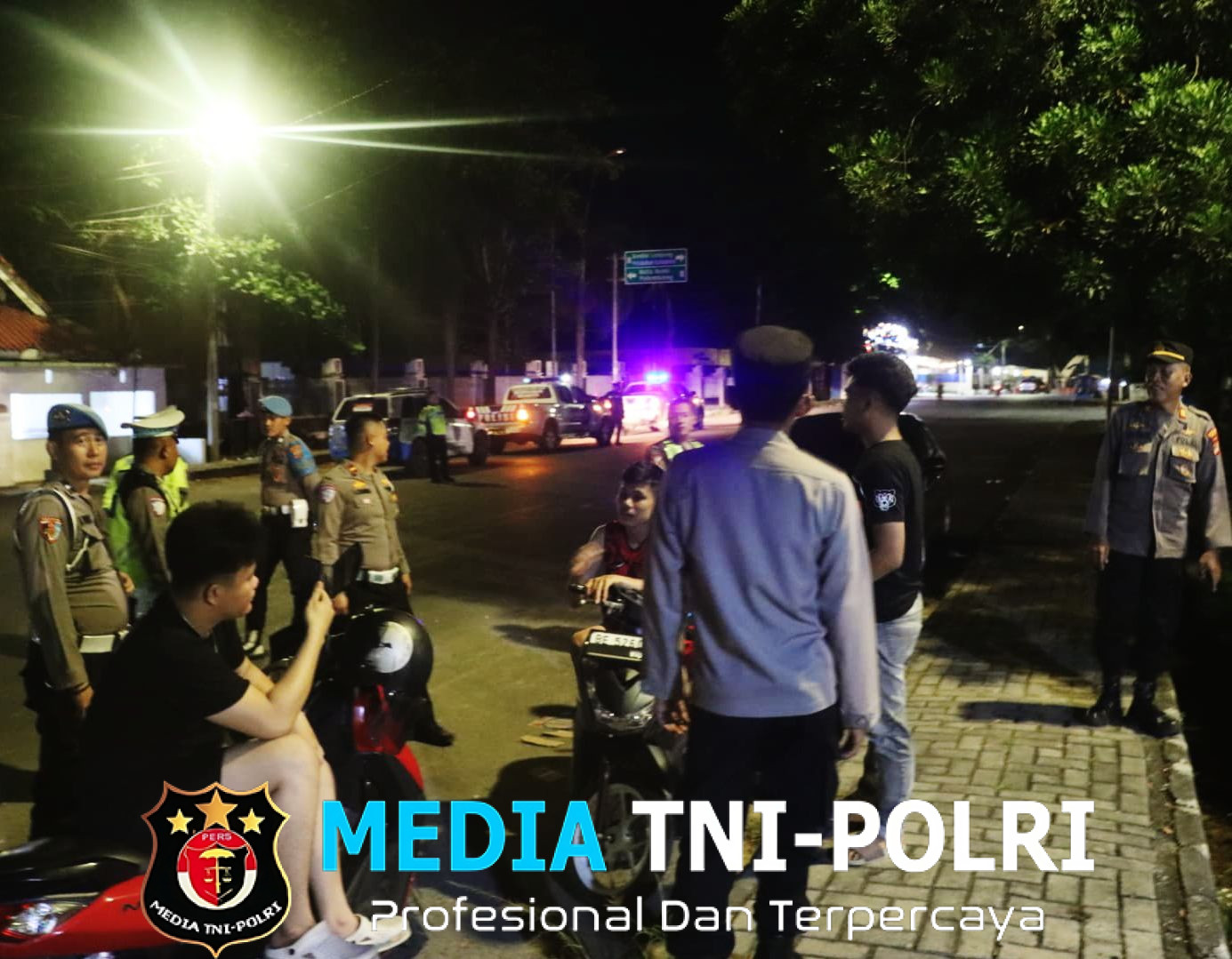 Ops Pekat Krakatau 2025, Polres Lampung Tengah Tingkatkan Patroli Cegah Aksi Premanisme dan Kejahatan Jalanan