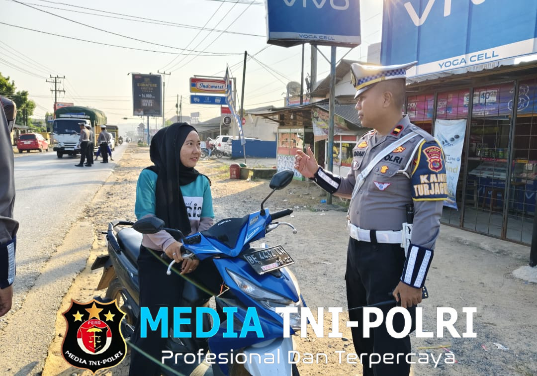 Kasat Lantas Polres Mesuji Berikan Himbauan kepada Masyarakat, Terkait Pemutihan Pajak Kendaraan Bermotor dan Denda di Hapuskan