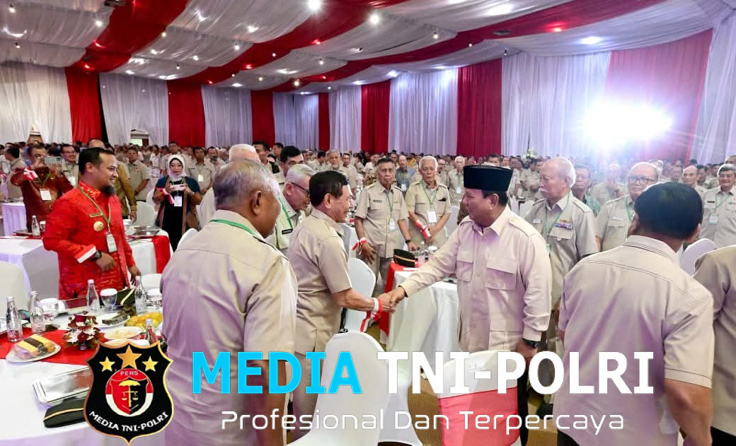 Panglima TNI Dampingi Presiden RI dalam Acara Halal Bihalal Bersama Purnawirawan TNI AD