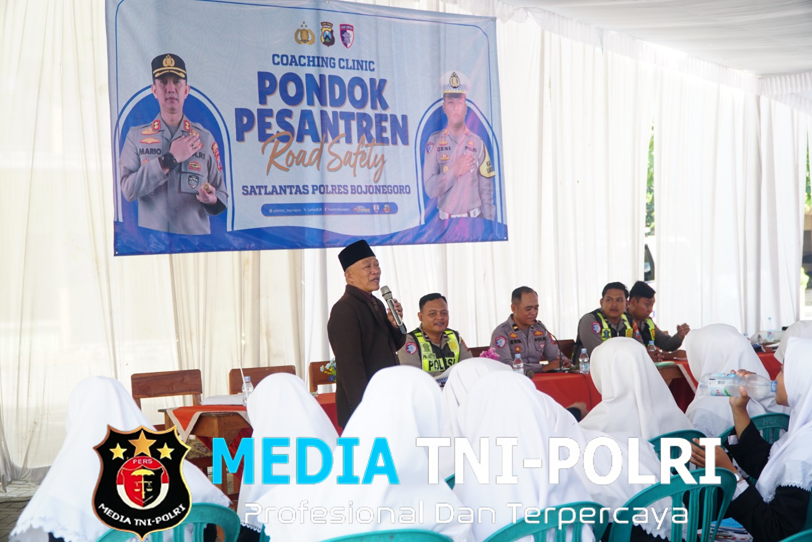 Police Go To Santri, Gus Huda  Terima Kasih Sudah Edukasi Santri Soal Keselamatan Berlalu Lintas
