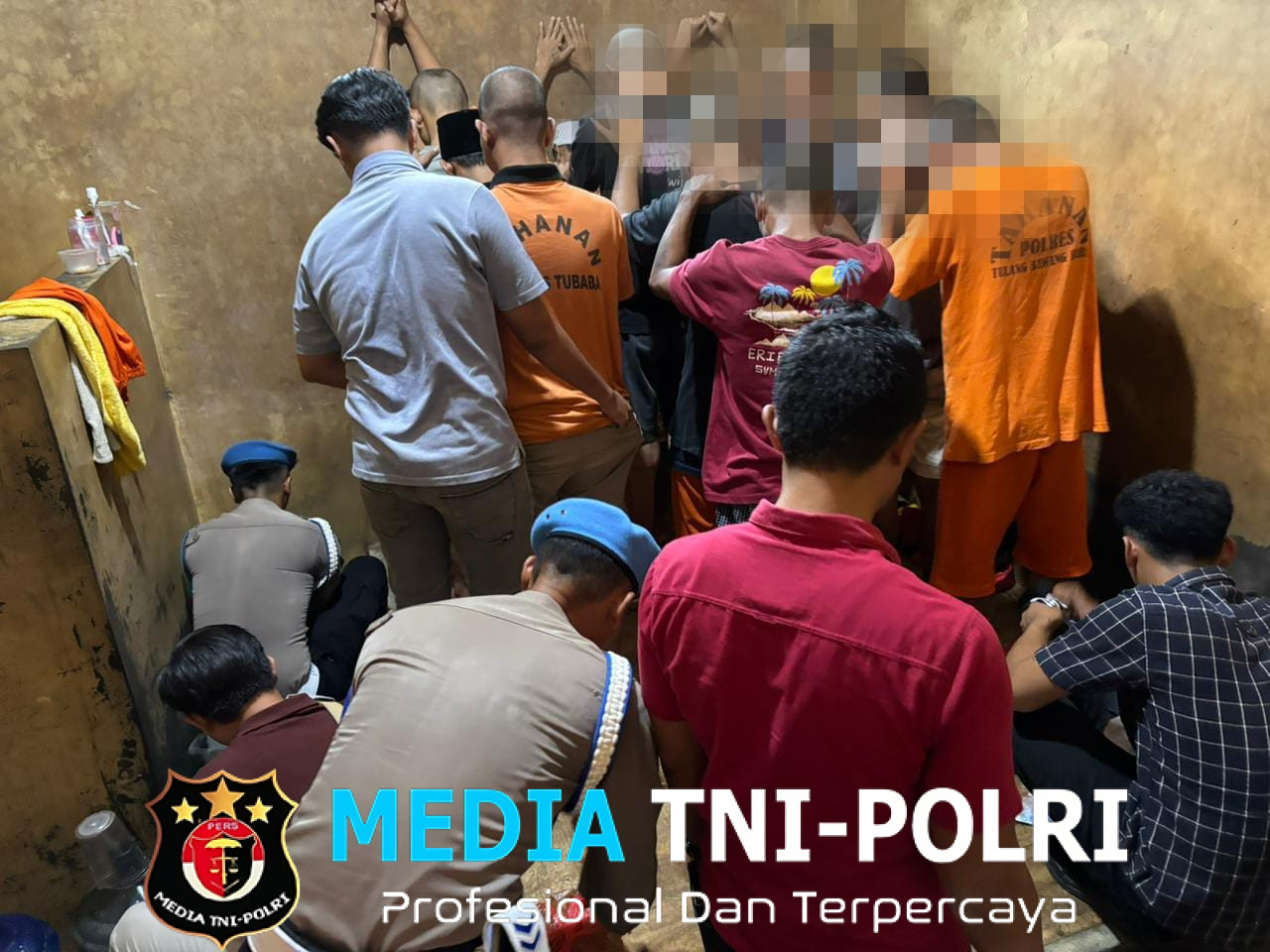 Razia Propam Gabungan di Rutan Polres Tulang Bawang Barat Waspada Barang Terlarang dan Narkoba