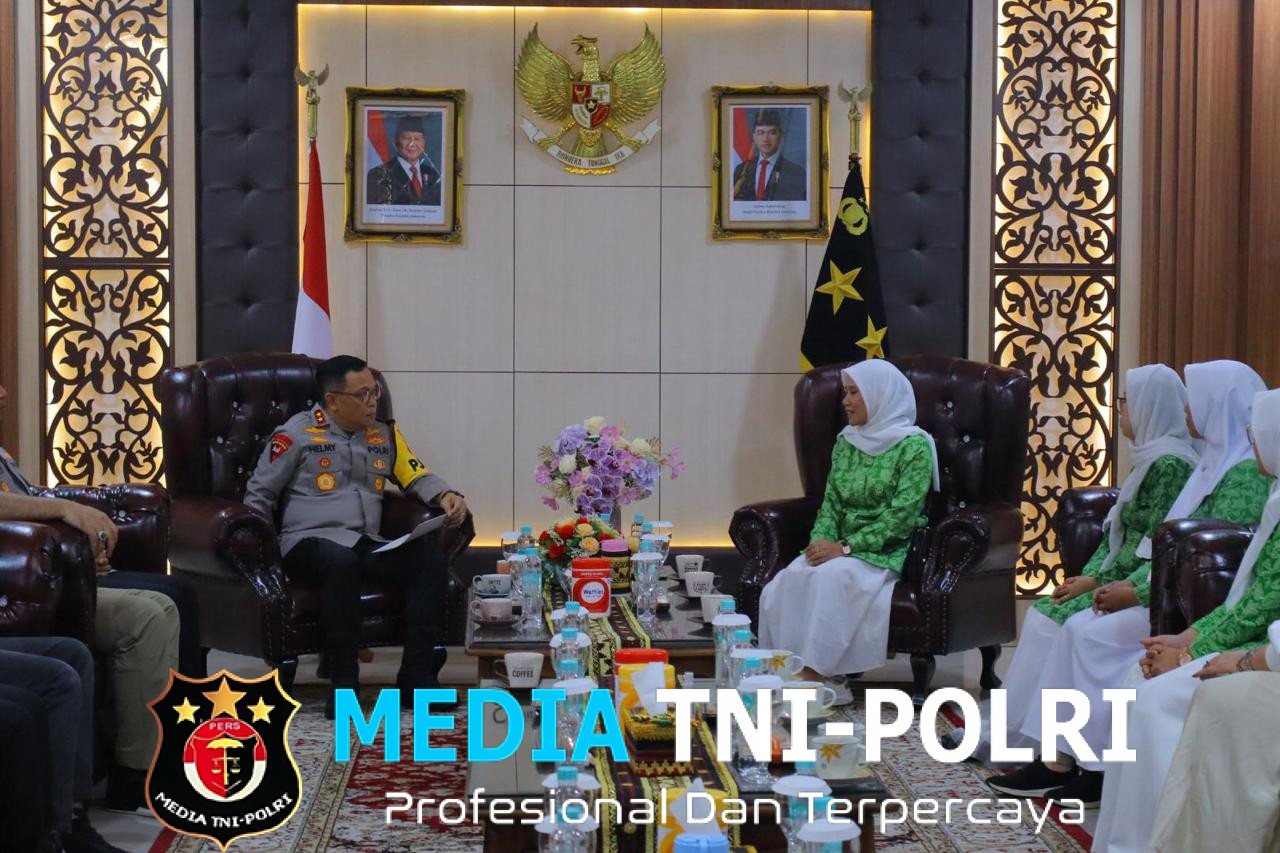 Kapolda Lampung Terima Audiensi PW Fatayat NU Provinsi Lampung, Bahas Sinergi Perempuan dan Keamanan