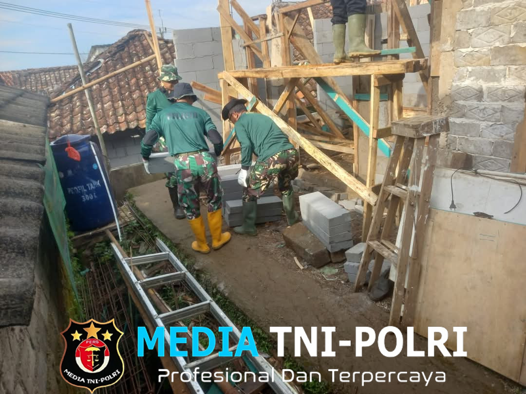 Puslatpurmar 6 Antralina Mendukung Program TMMD di Wilayah Sukabumi