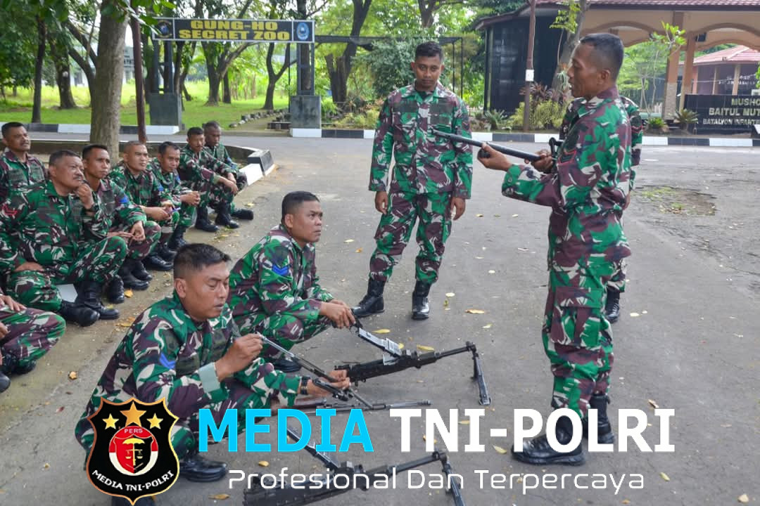 Asah Kemampuan dan Profesionalisme, Prajurit Yonif 1 Marinir Laksanakan Gun Drill Senbanif