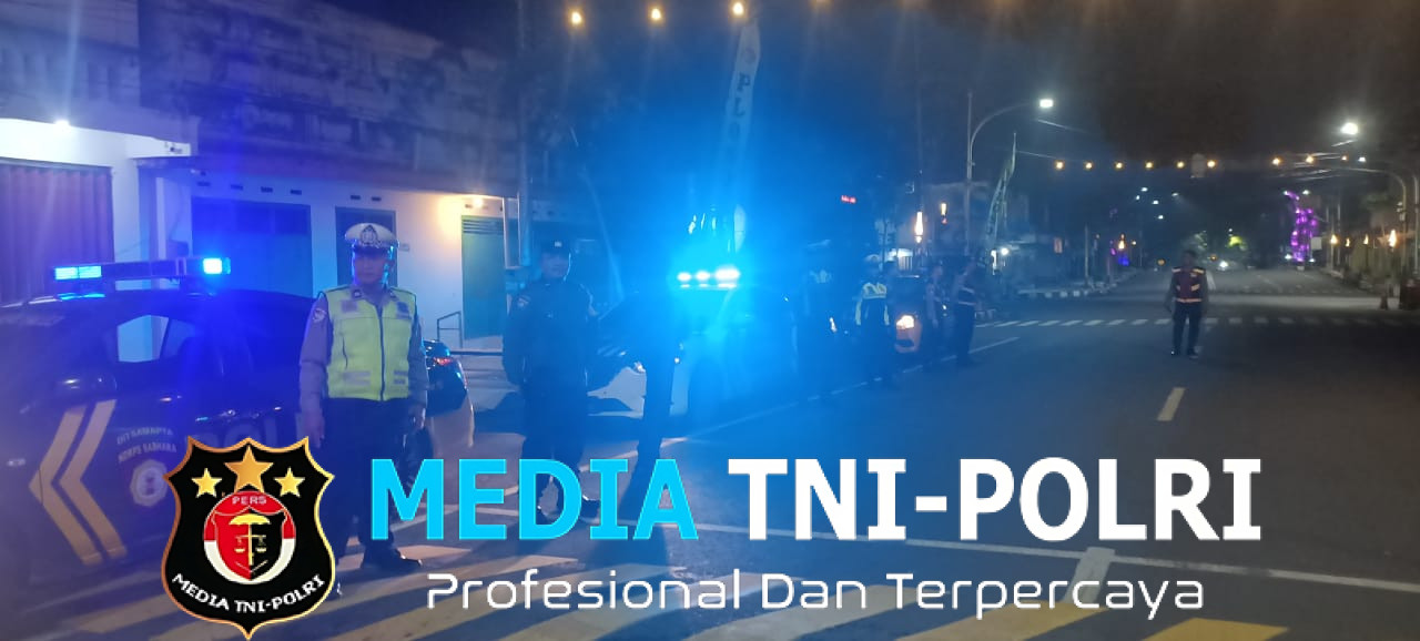 Patroli Blue Light, Polres Nganjuk Jaga Keamanan Jelang Long Weekend