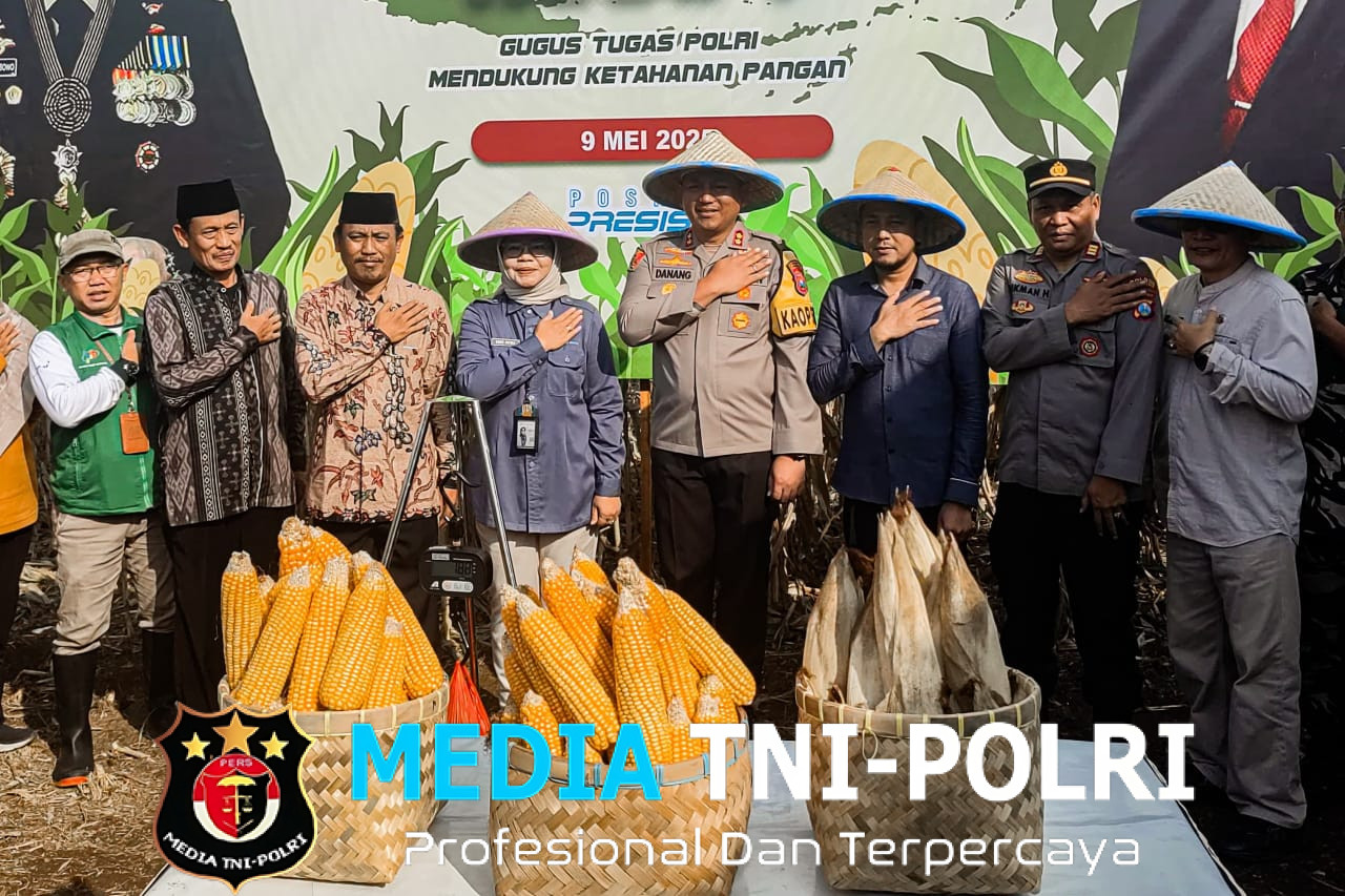 Kapolres Malang Panen Raya Jagung Serentak Bertani Itu Pekerjaan Produktif
