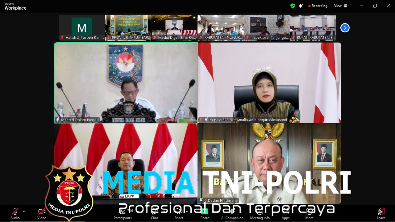 Kumpulkan Pemda secara Virtual, Mendagri Komitmen Dukung Penuh Pelaksanaan Program MBG