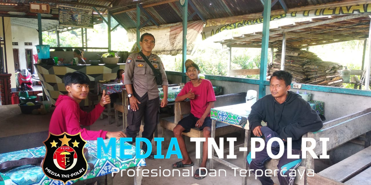 Kanit Binmas Aipda Suriansyah Sambangi Warga Dusun Ibul 2 Desa Sebangki, Antisipasi Aksi Premanisme