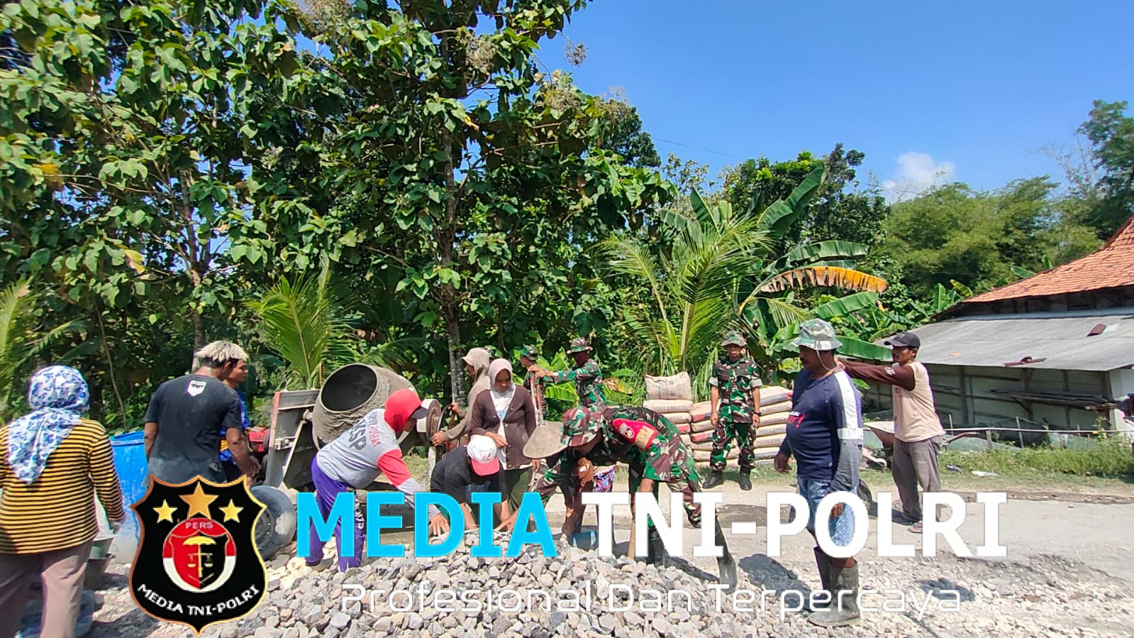 Hari Libur Rabat Beton Tetap Dikebut