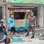 Dengan Cara Bintahwil, Babinsa Beri Motivasi Pelaku UMKM Untuk Terus Berkarya