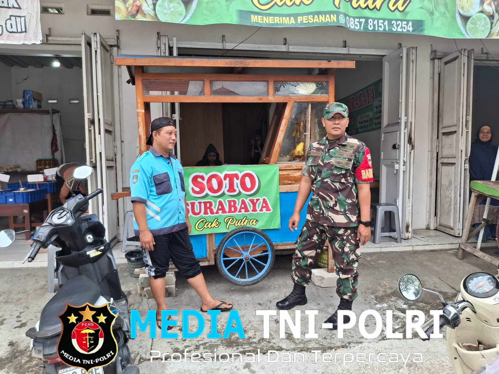 Dengan Cara Bintahwil, Babinsa Beri Motivasi Pelaku UMKM Untuk Terus Berkarya