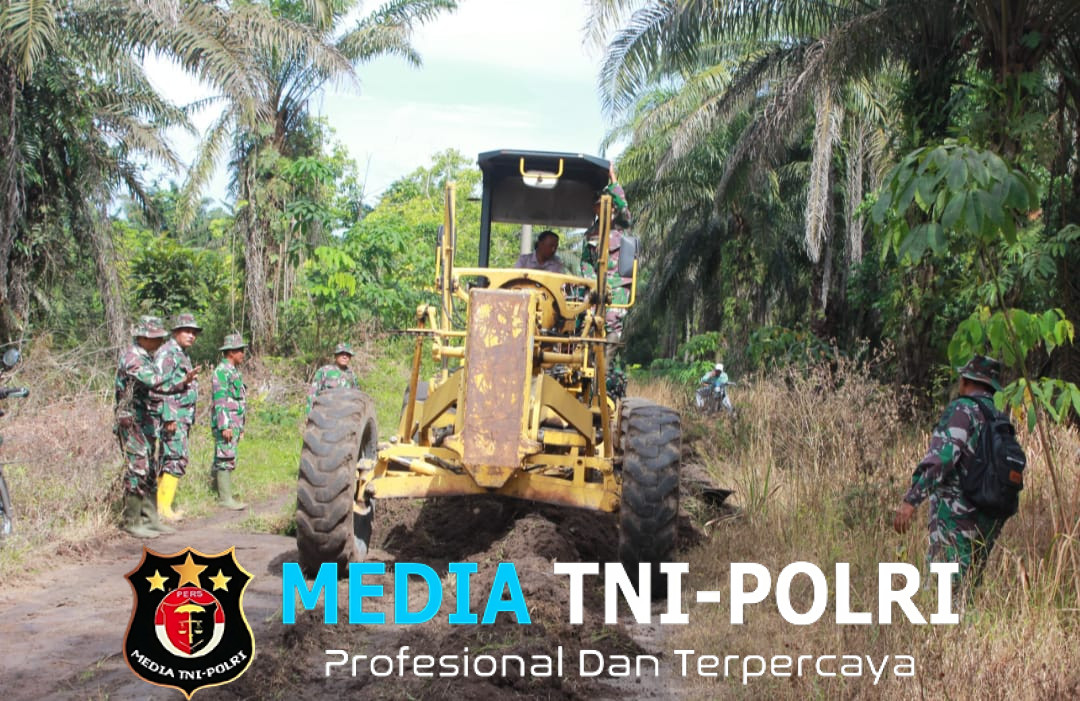 TMMD ke-124 Kodim 0320/Dumai Pengerasan Jalan Sukamaju Semakin Intensif, TNI dan Warga Bersinergi di Hari ke-6