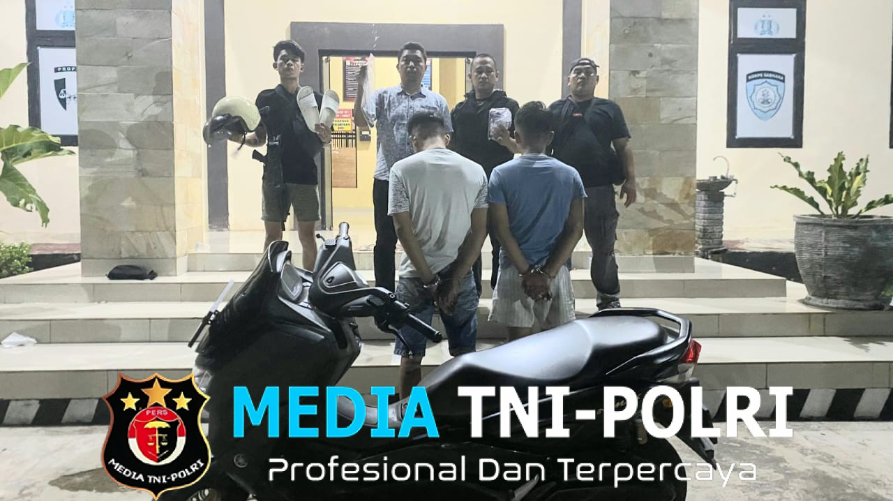 Bersama Tim Gabungan, Polsek Kota Agung Tangkap Dua Pelaku Curanmor Lintas Kabupaten