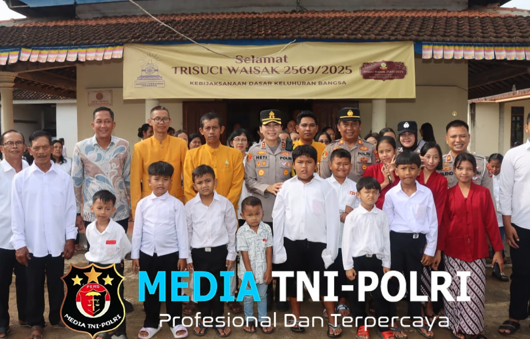 Kapolres Lampung Timur Cek Pengamanan Hari Waisak di Vihara Buddhadipa Pekalongan