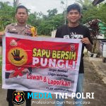 Personil Polsek Mempawah Hulu Sosialisasikan Stop Pungli