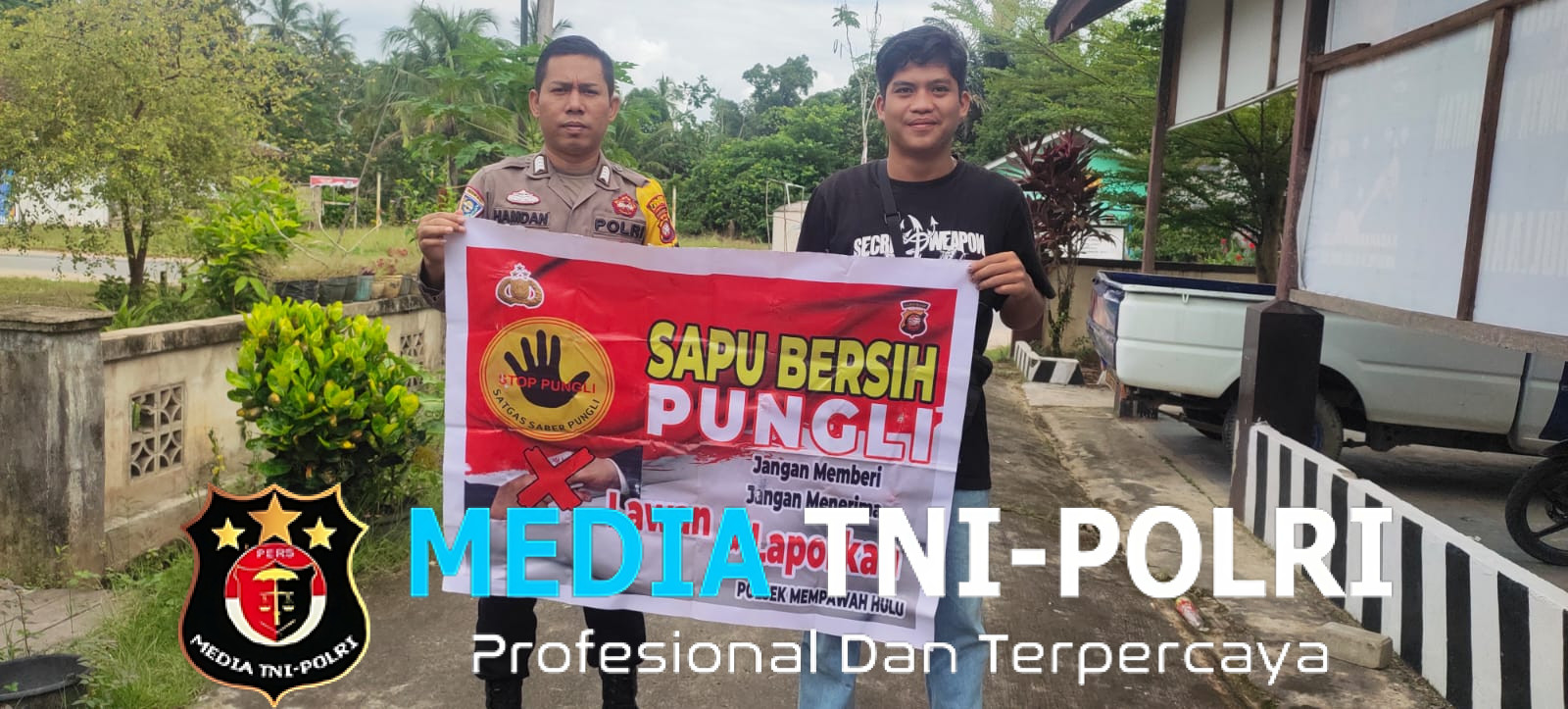 Personil Polsek Mempawah Hulu Sosialisasikan Stop Pungli