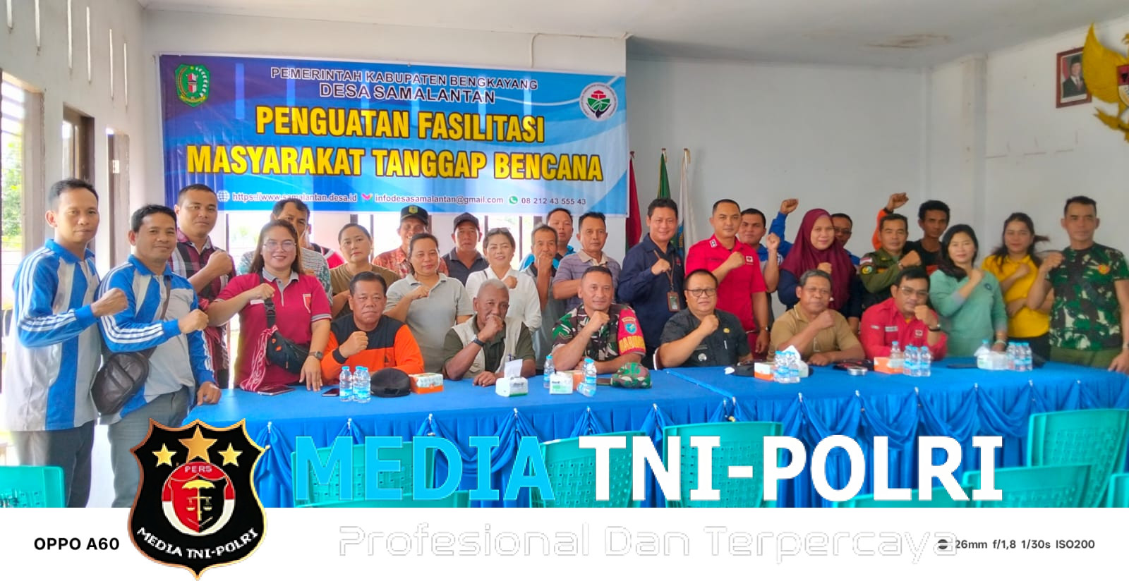 Babinsa Kodim 1209-05/Samalantan Hadiri Kegiatan Rapat Penguatan Fasilitas Masyarakat Tanggap Bencana