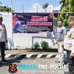 Cegah Aksi Premanisme, Polres Nganjuk Pasang Banner Imbauan di Titik Strategis