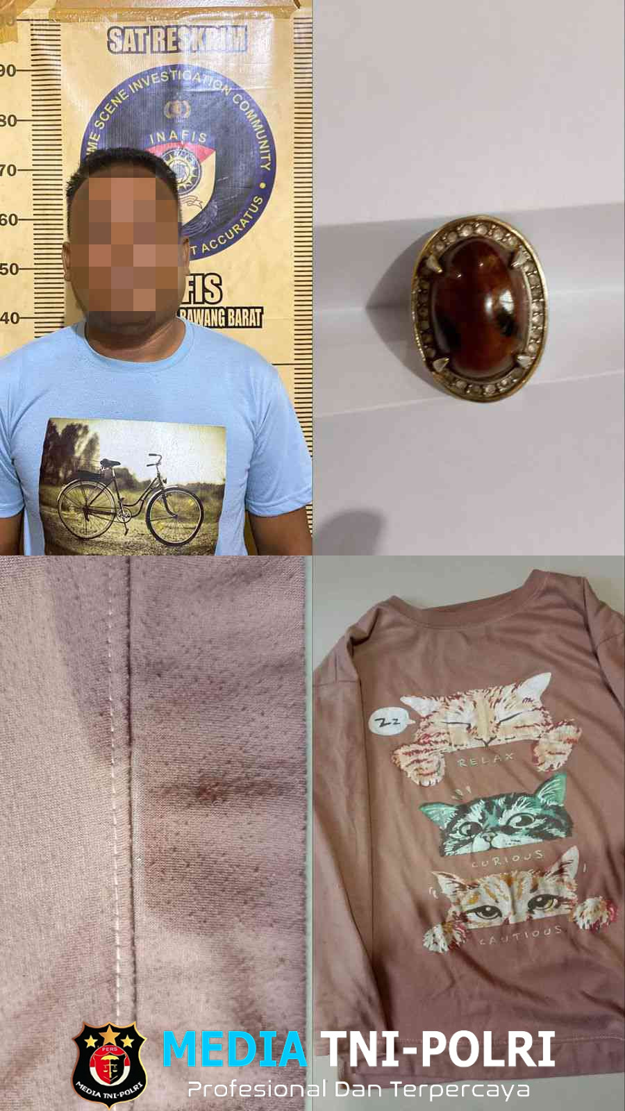 Satuan Reskrim Polres Tulang Bawang Barat Amankan Pelaku KDRT