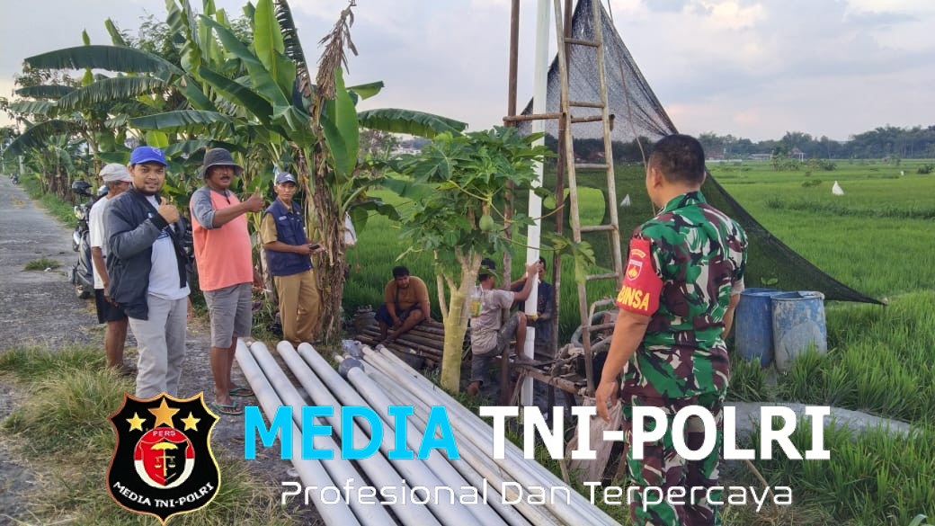 Sinergi Babinsa Nogosari dan Distan Pastikan Kondisi Pompa Air