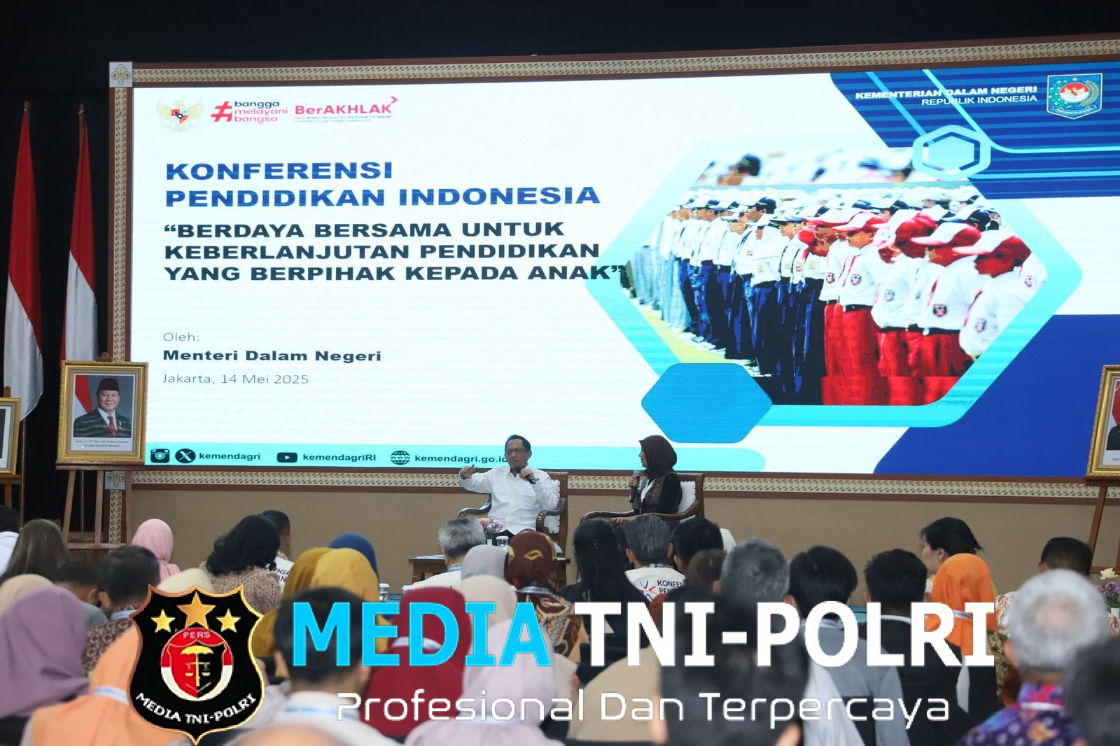 Jadi Narasumber di Konferensi Pendidikan Indonesia, Mendagri Pemda Prioritaskan Kualitas Pembangunan SDM