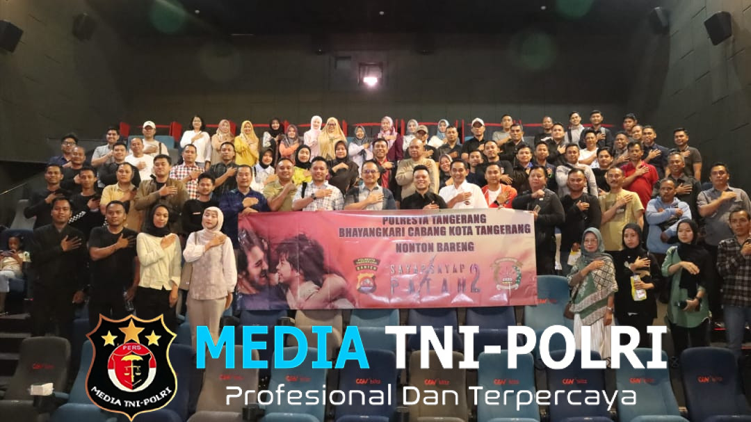 Kapolresta Tangerang Gelar Nobar Film “Sayap-Sayap Patah 2 Olivia” Bersama Masyarakat