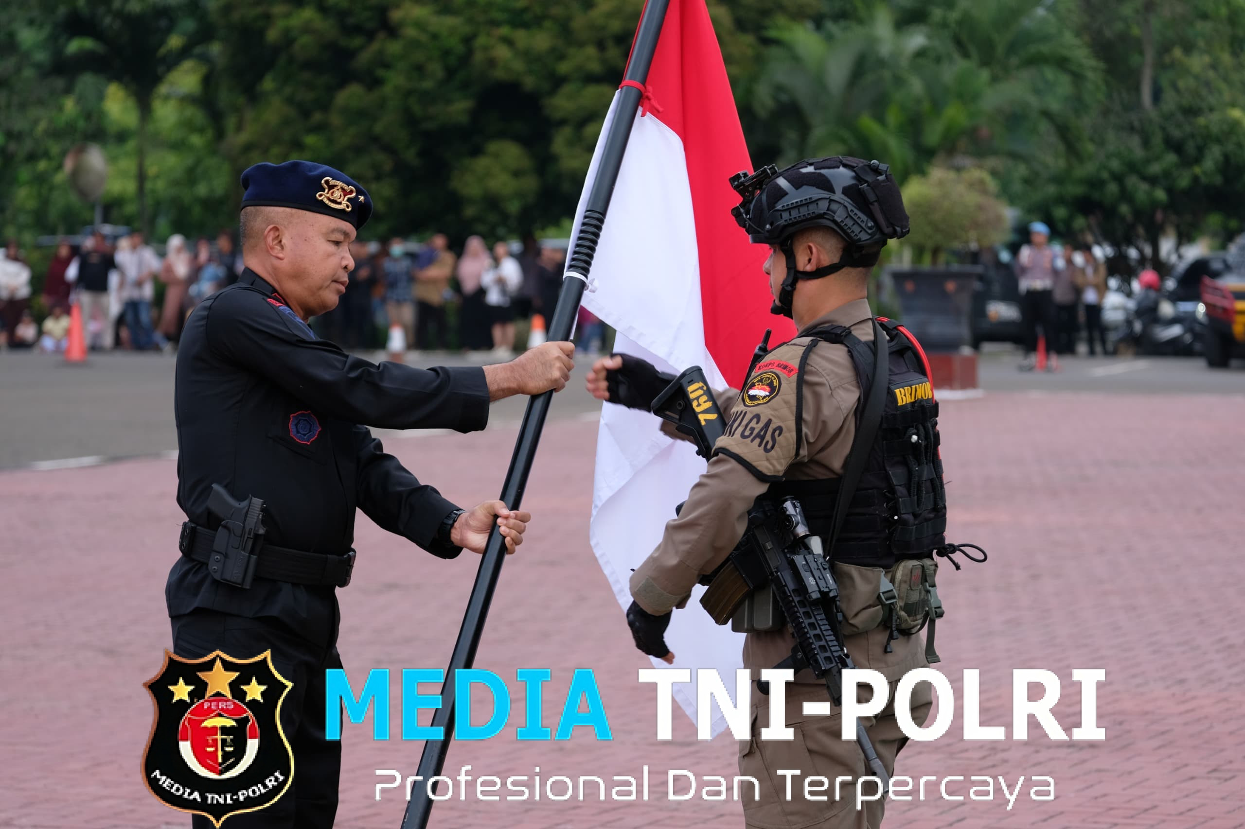 Polda Banten Sambut 98 Personel Sat Brimob Purna Tugas Operasi Amole II