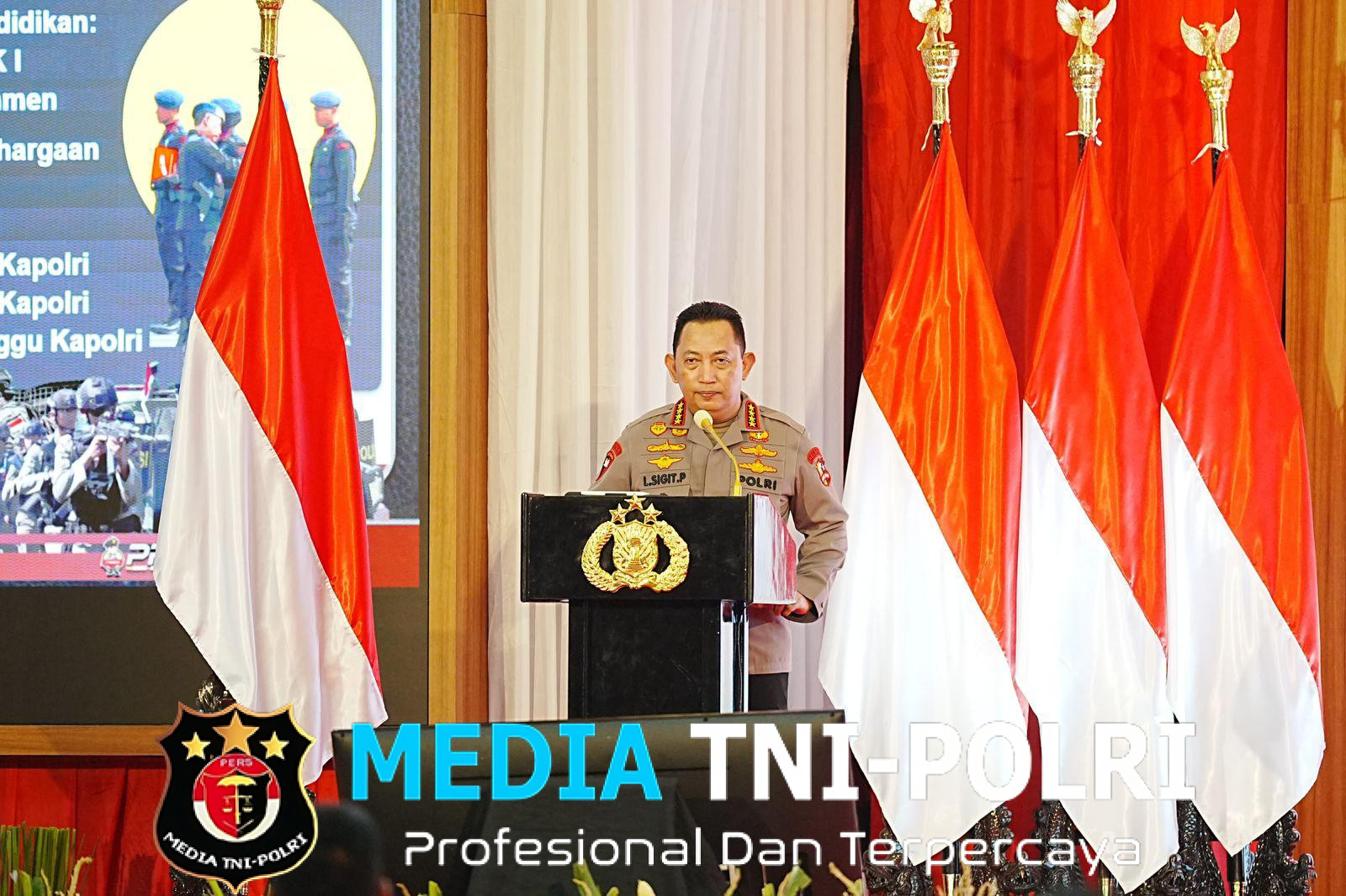 Kapolri Instruksikan Kawal Program Pemerintah hingga Tingkatkan Kemampuan Personel di Rakernis Baharkam-Korbrimob