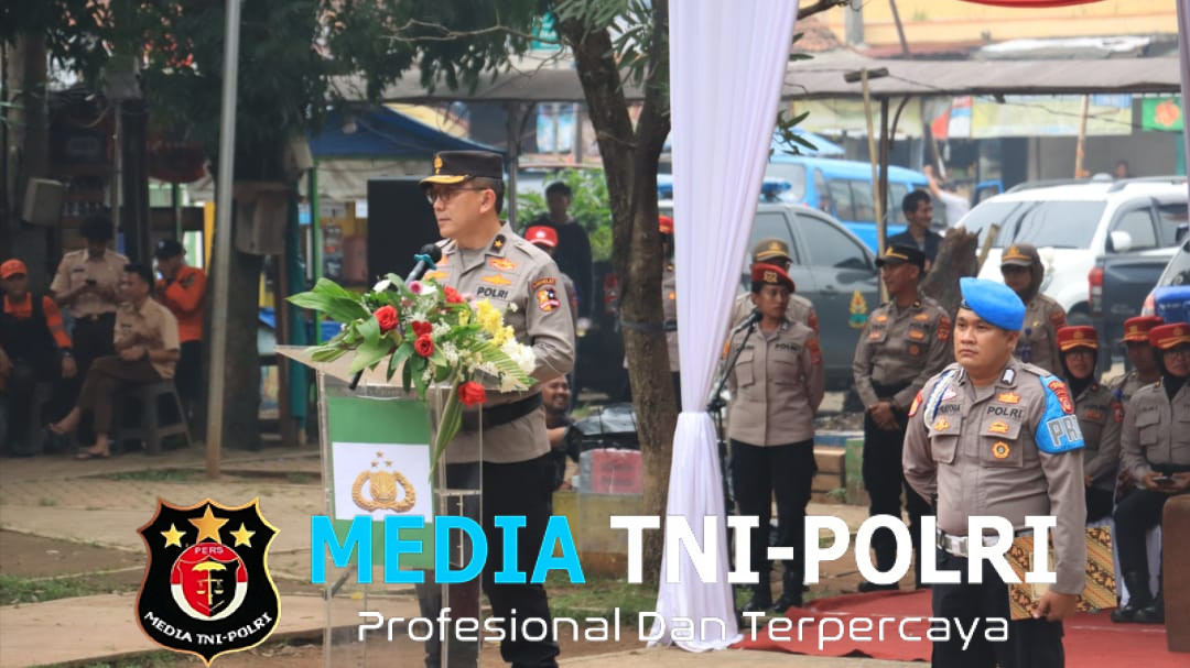 Apel Penerimaan dan Pembukaan Latihan Kerja Siswa Diktuk Bintara Polwan Angkatan ke-57 TA 2025 di Polres Bogor Berlangsung Khidmat
