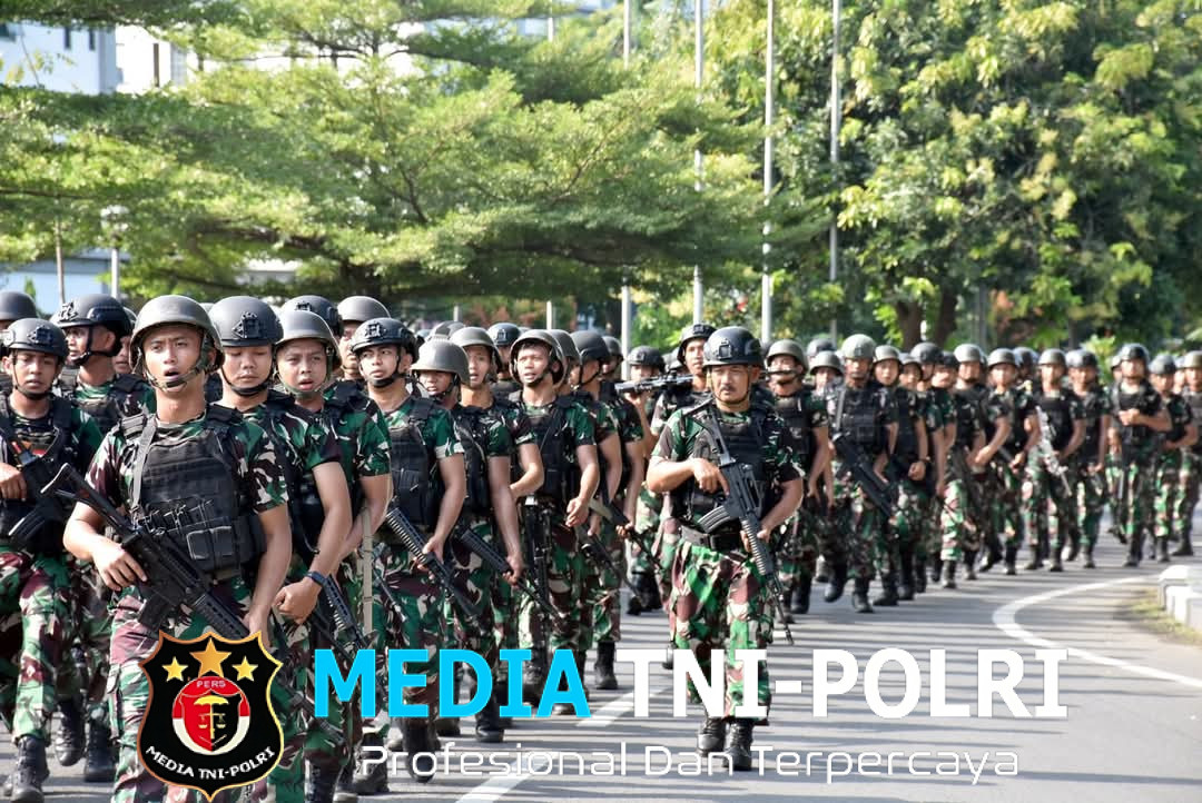 Tingkatkan Kemampuan Fisik, Prajurit Yonif 5 Marinir Laksanakan Hanmars