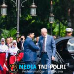 Kunjungan Perdana Pasca Terpilih Kembali, PM Albanese Disambut Meriah di Istana Merdeka Jakarta