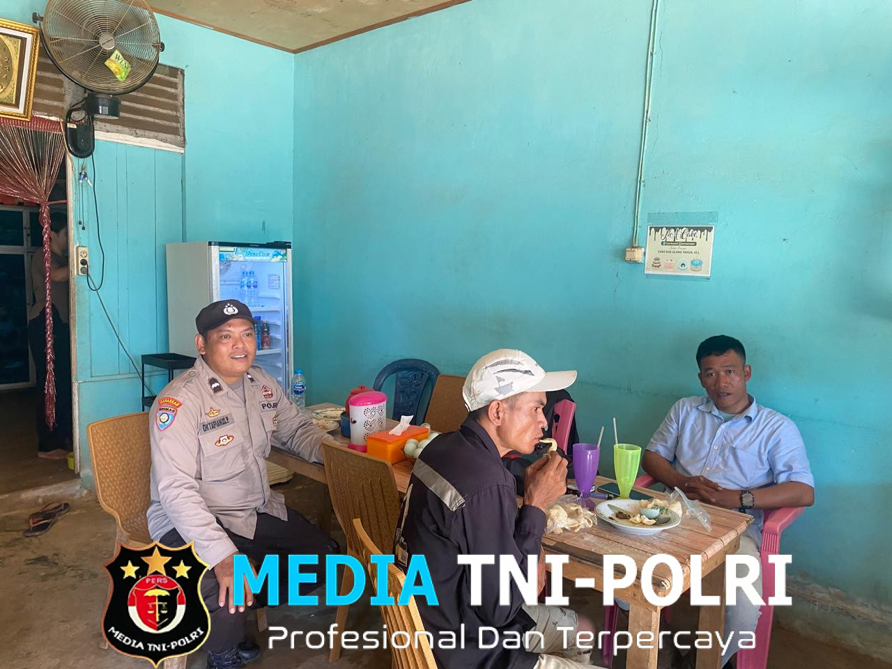 Unit Binmas Polsek Meranti Sambangi Warganya Sampaikan Himbauan Kamtibmas