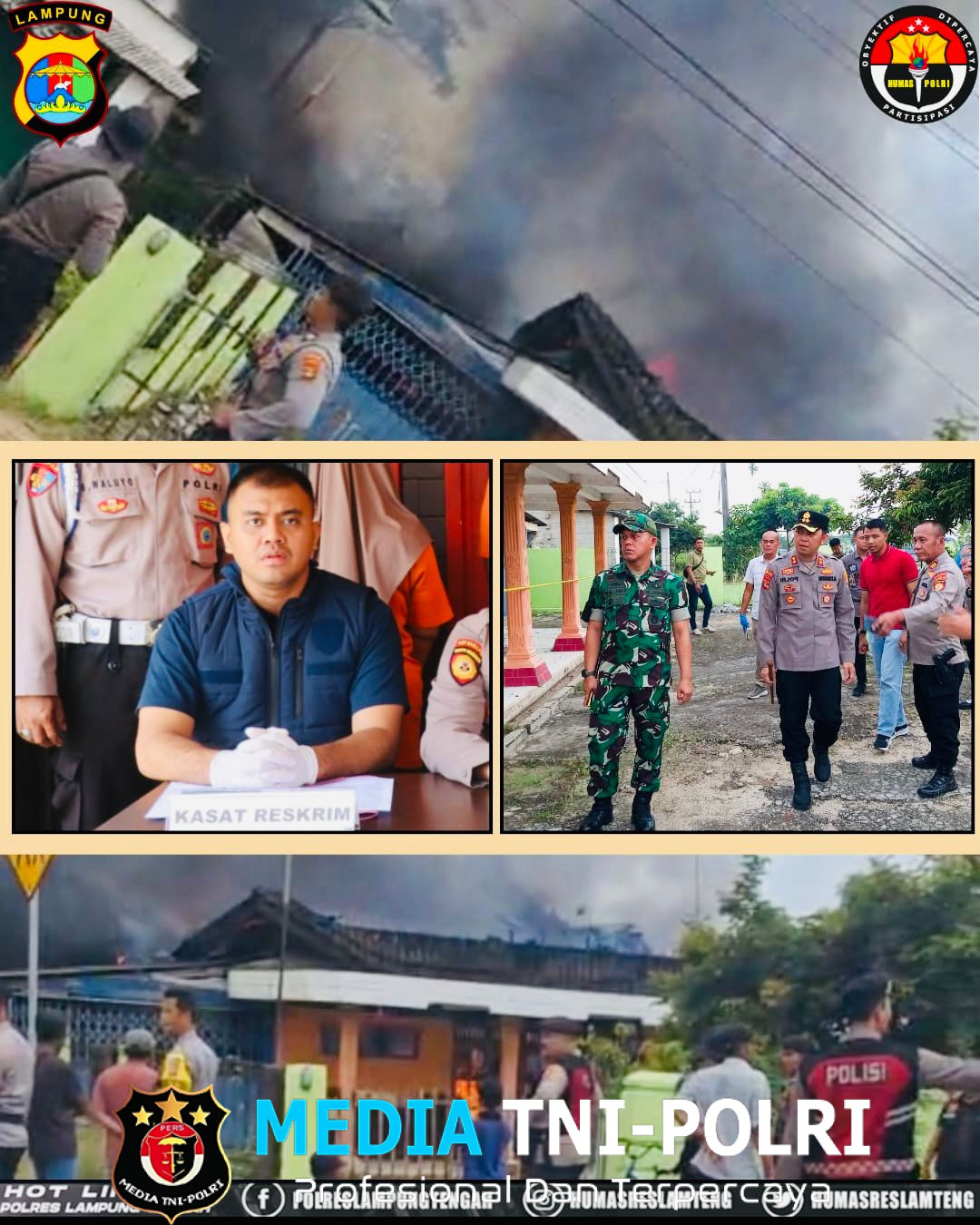 Konflik Akibat Komentar TikTok Berujung Maut, Kapolres Lampung Tengah Berharap Masyarakat Tetap Tenang Karena Hukum Akan Ditegakkan Secara Profesional