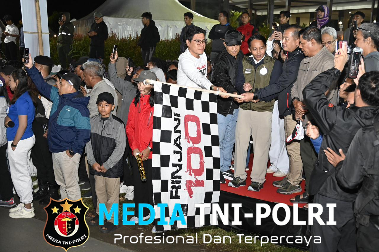 Kapolda NTB Lepas Peserta Rinjani 100 Kategori 36 KM dari Sembalun