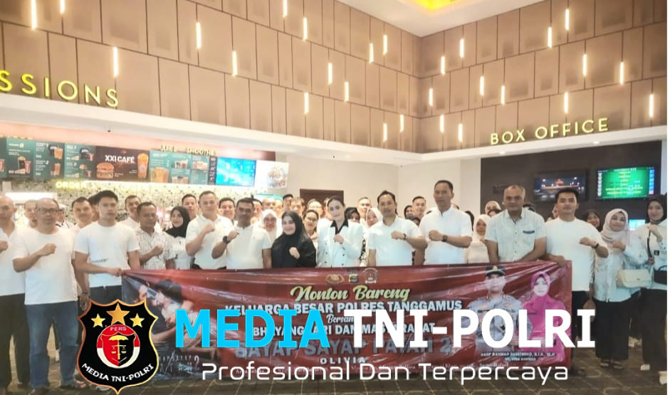 Polres Tanggamus Gelar Nobar Film Sayap-Sayap Patah 2 Bersama Tokoh Masyarakat