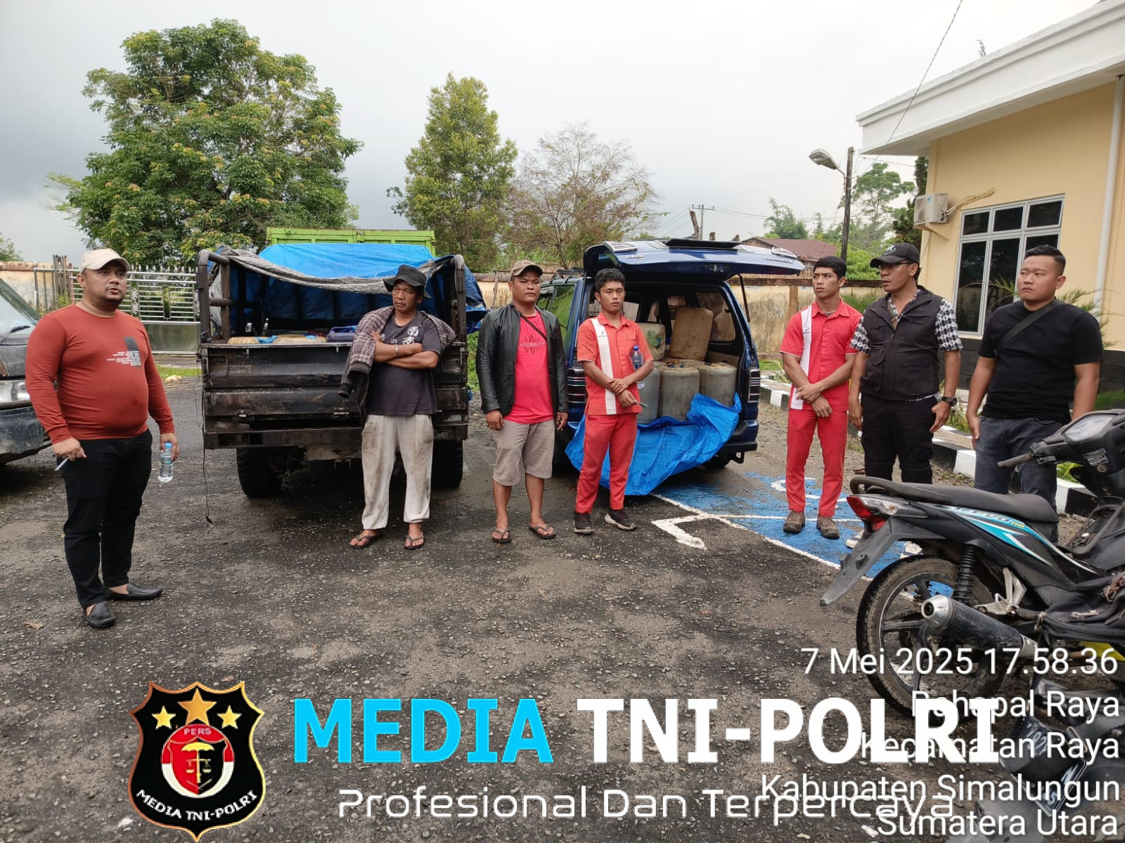 Polres Simalungun Amankan Tiga Kendaraan dan Puluhan Jerigen BBM Subsidi dalam “Operasi Dian Toba 2025”