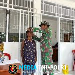 Peduli Kesehatan Warga Perbatasan, Satgas Yonif 131/Brajasakti Gelar Pelayanan Medis di Kampung Mosso