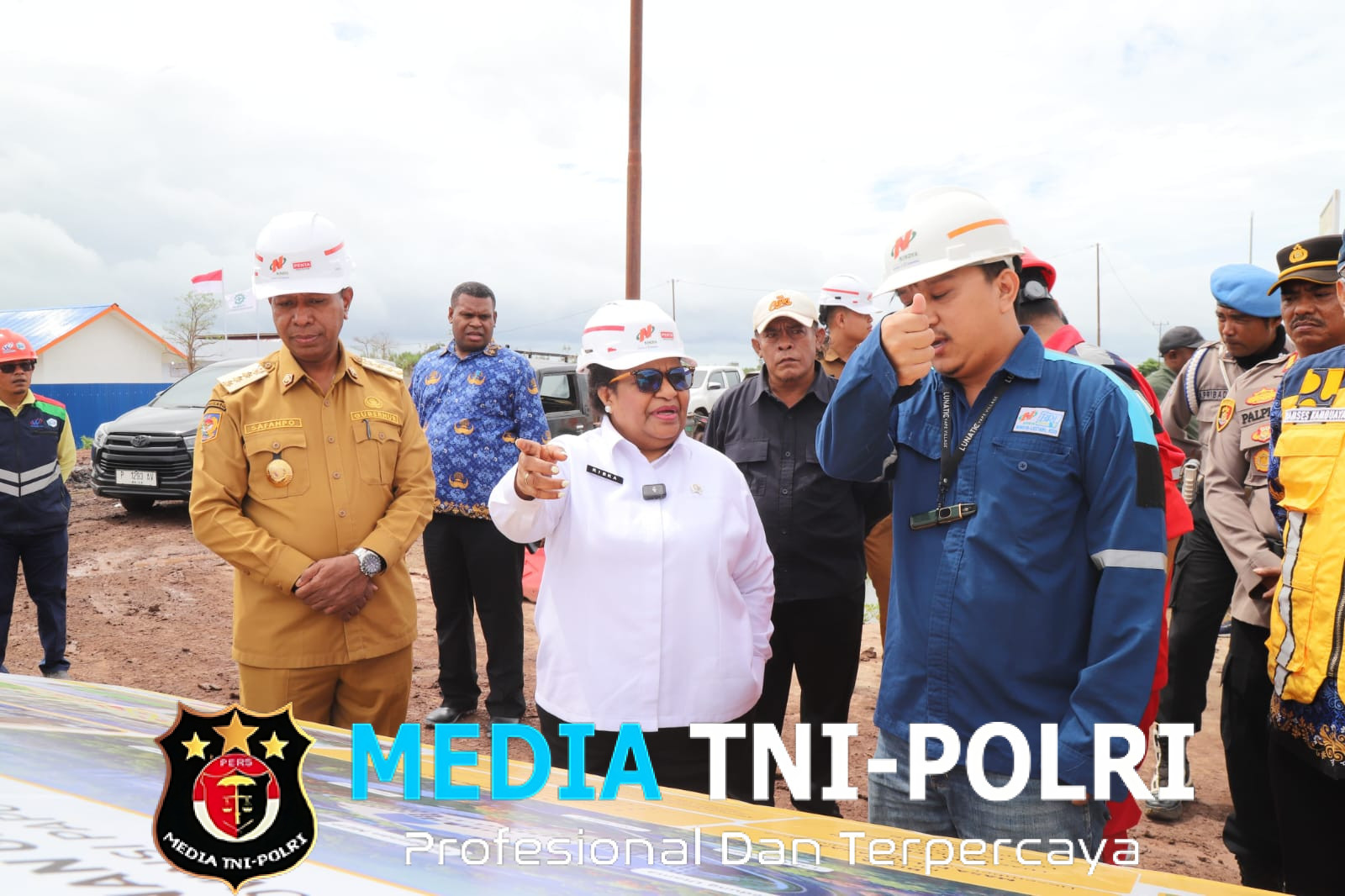 Wamendagri Ribka Haluk Tinjau Progres Pembangunan KPP Provinsi Papua Selatan