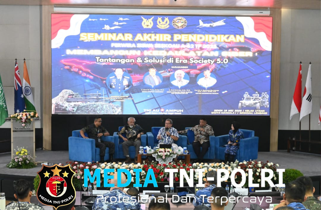 Pasis Seskoau A-62 Gelar Seminar Akhir Pendidikan, Bahas Kedaulatan Siber di Era Society 5.0