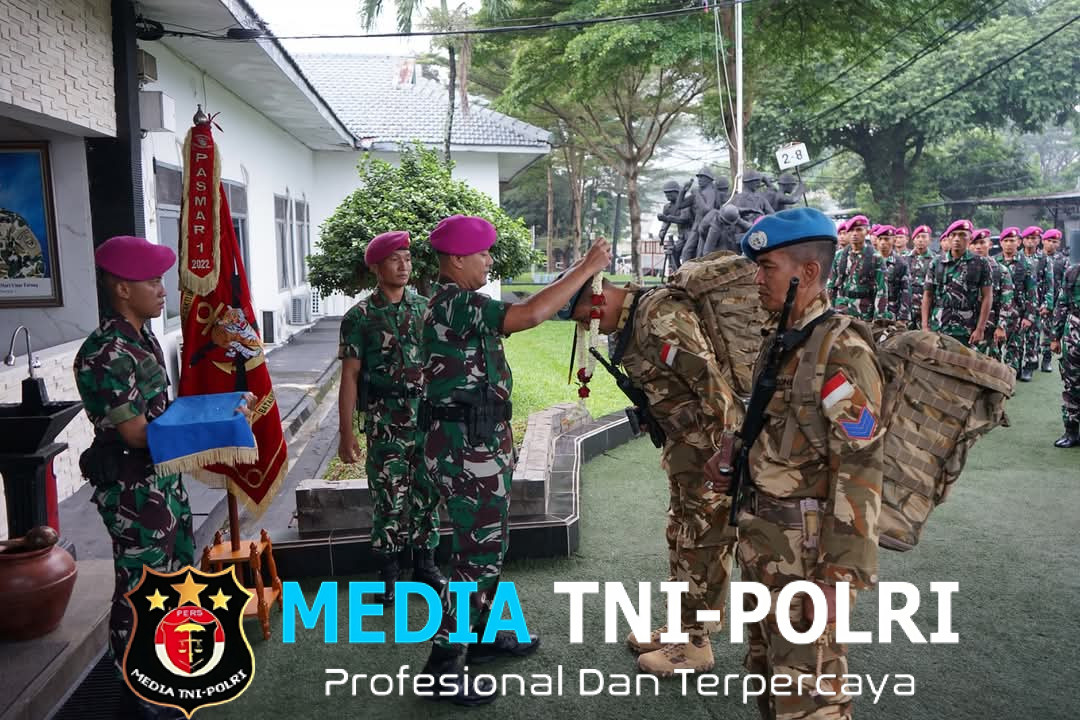 Danyonif 2 Marinir Pimpin Upacara Tradisi Penyambutan Satgas Unifil XIII-R dan Tamtama Remaja Angkatan 44/1