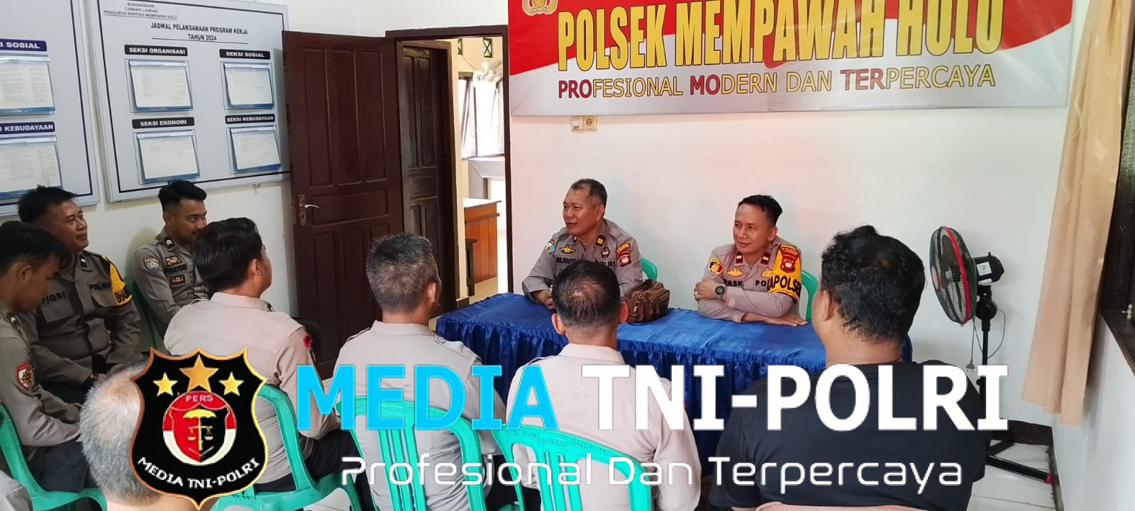 Kasiwas Polres Landak Supervisi di Polsek Mempawah Hulu