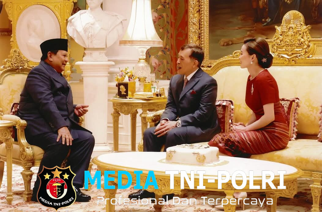 Presiden Prabowo Subianto Disambut Hangat Raja dan Ratu Thailand di Amphorn Royal Palace