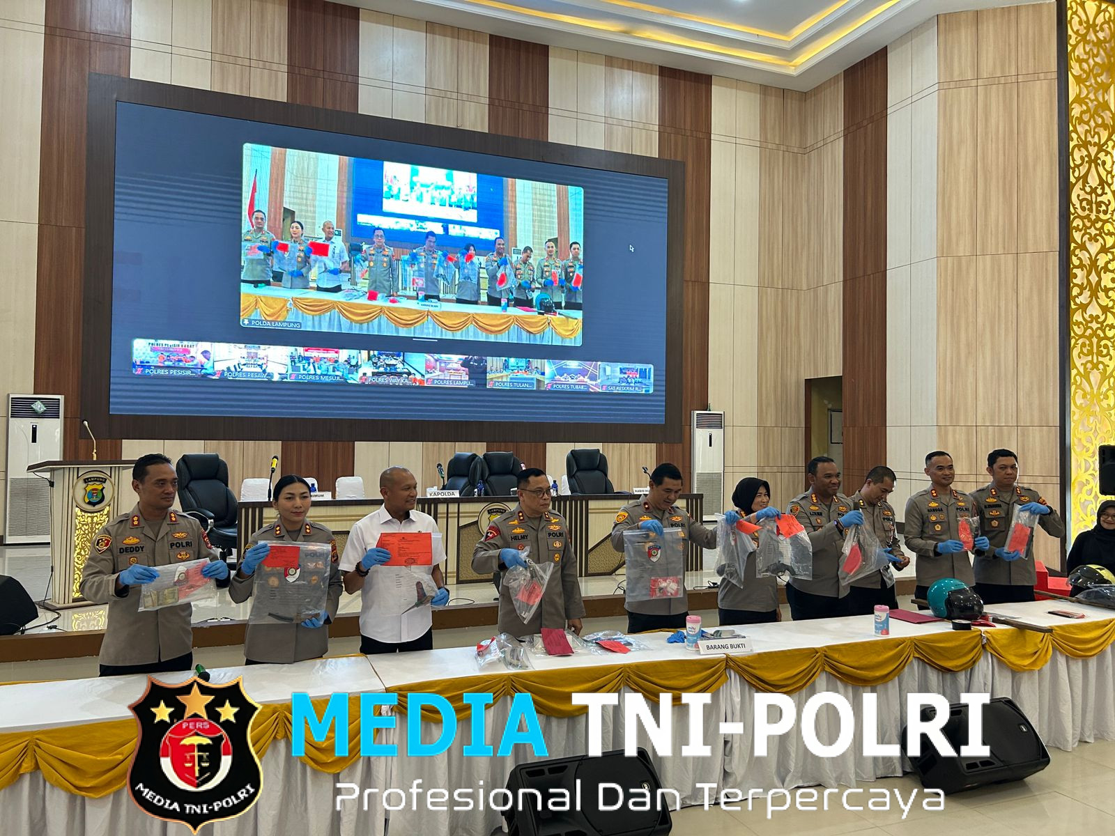 Operasi Pekat Krakatau 2025 Polres Lampung Utara Ungkap Kasus Terbanyak di Jajaran Polda Lampung