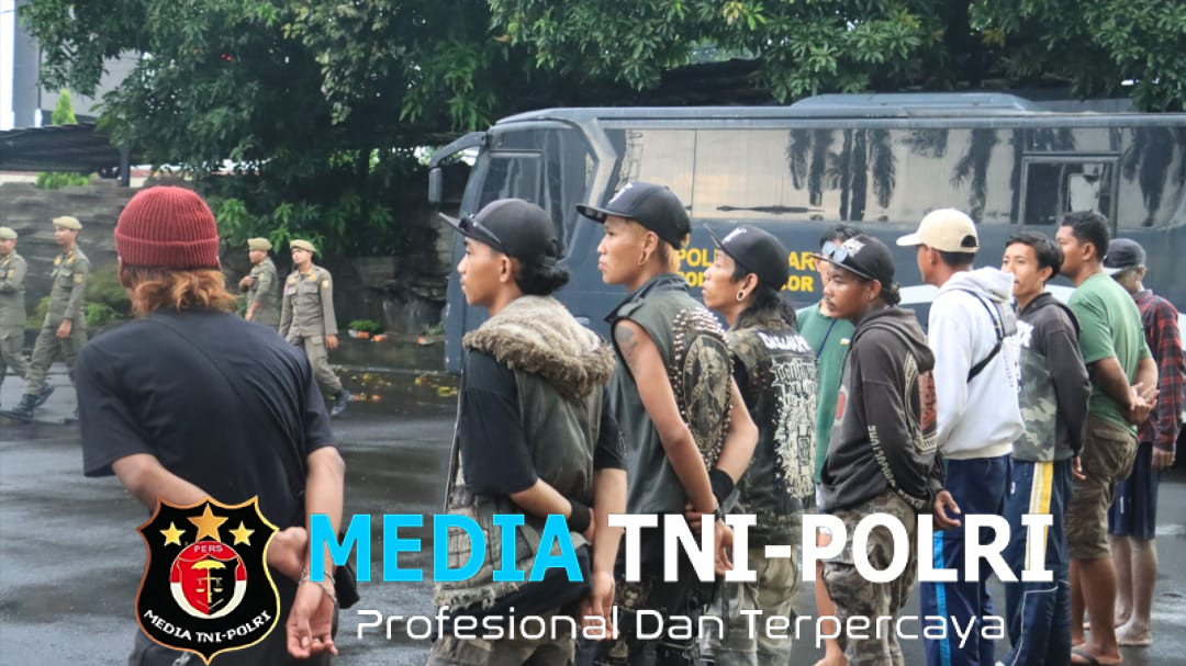 Polres Bogor Gelar Razia Pengamanan Penanggulangan Aksi Premanisme,10 Orang Diamankan