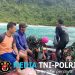 Satgasmar Ops Pam Puter Nusa Barung Selamatkan Orang Terdampar di Pulau Nusa Barung