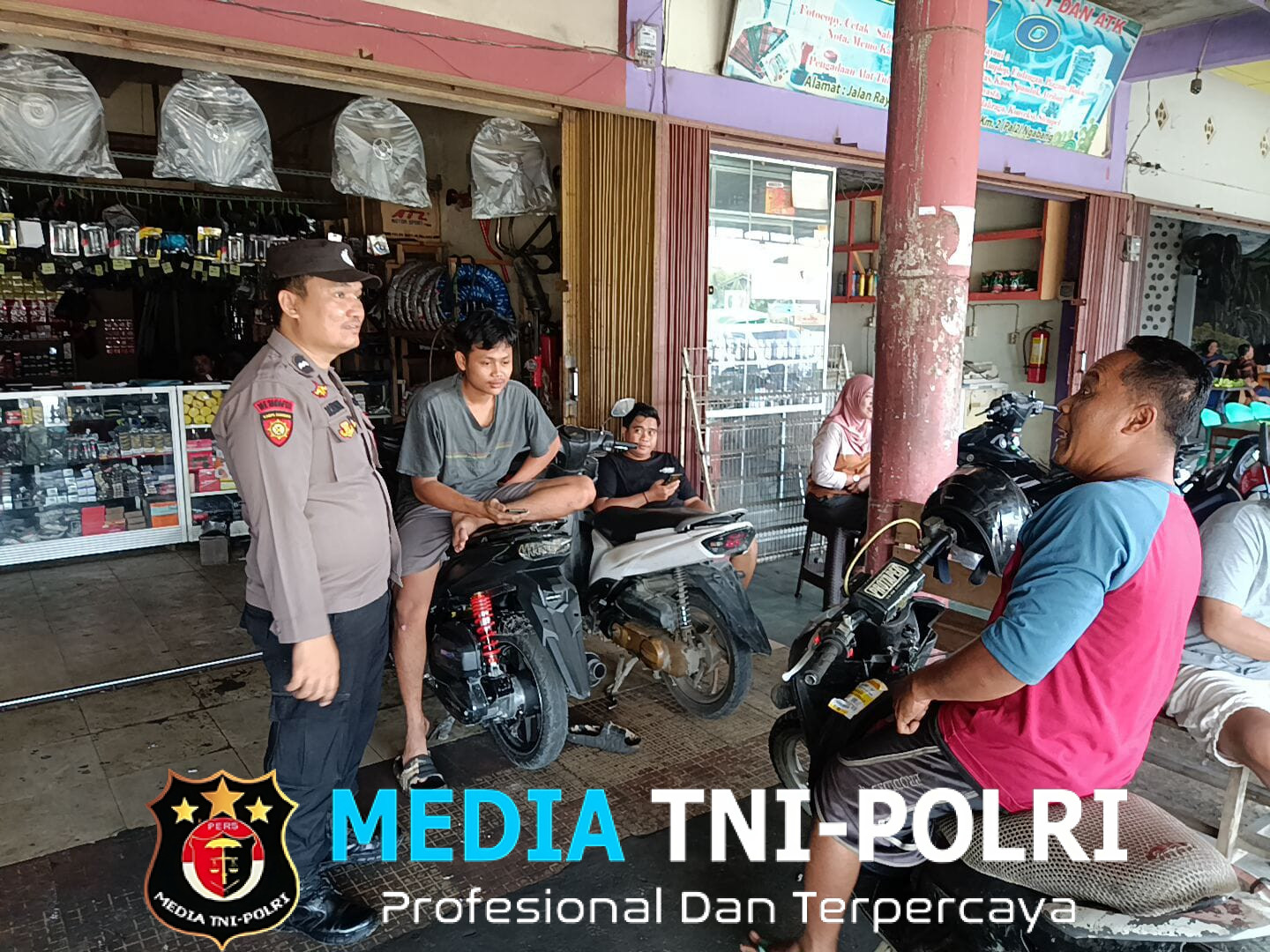Polsek Ngabang Ingatkan Terus Kepada Pemilik Bengkel, Larangan Menjual Atau Pasangkan Knalpot Brong