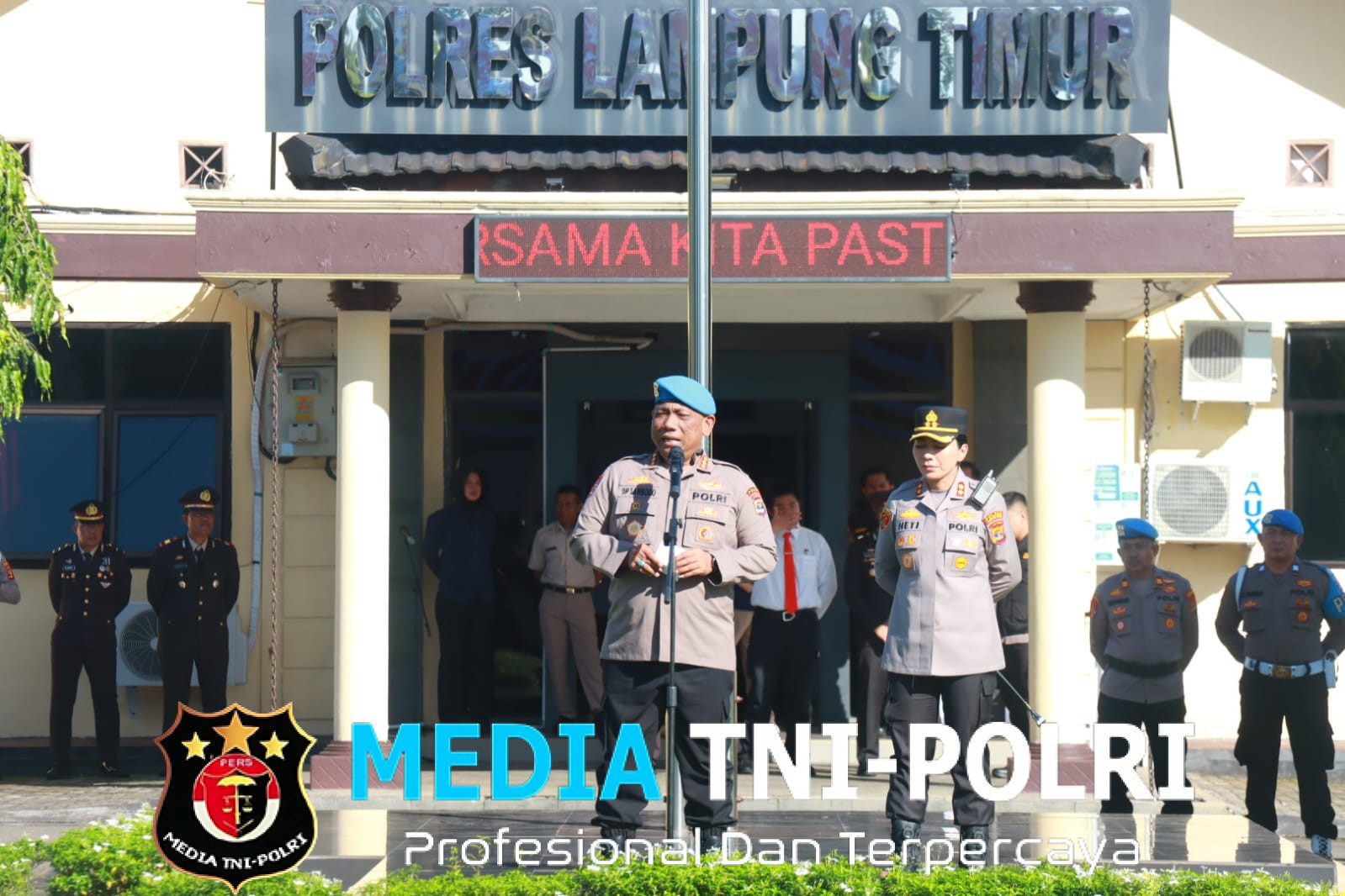 Gelar Gaktiblin dan Mitigasi di Polres Lampung Timur, Kabid Propam Tekankan Kedisiplinan